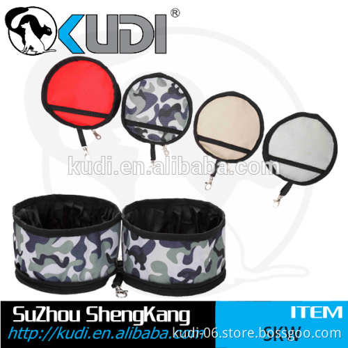 2016 new arrive pet outdoor travel water-resistant twin sets dog bowl
